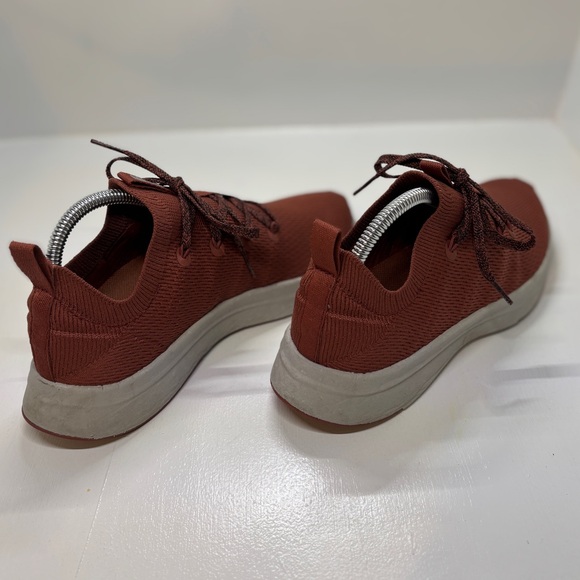 REI Co-op Women’s Knit Athletic Sneakers Rust Red Size 8 Lightweight Comfort - Picture 5 of 11